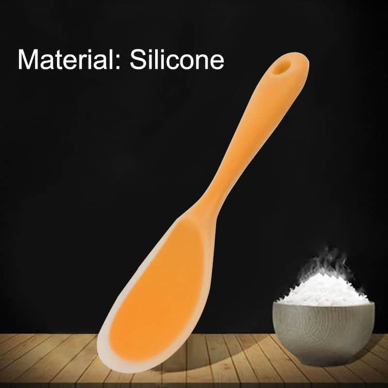 8.9" Silicone Soup Spoon Ladle Kitchen Serving Utensil - 8.9" x 2.8"(L*W)