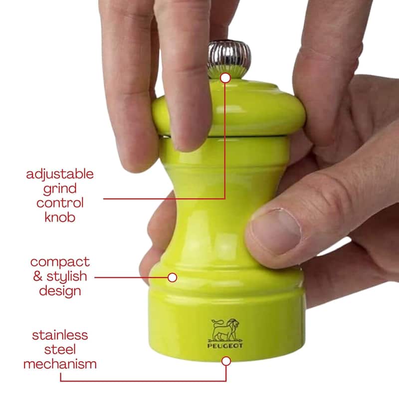 Peugeot Bistro Pepper and Salt Mill Set - 10cm - 4in.