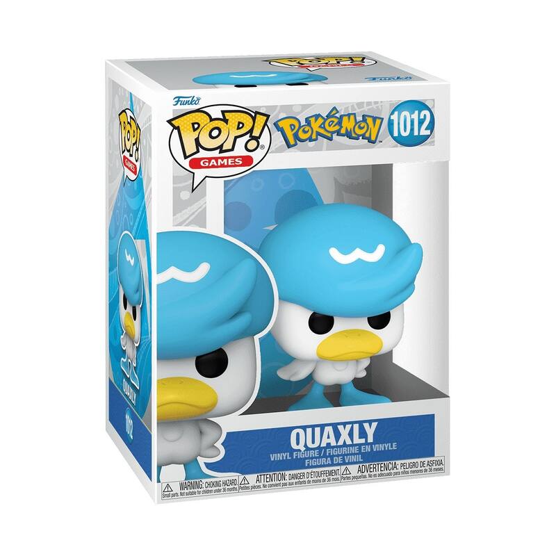 Funko POP! Games Pokemon Quaxly 3.5" Vinyl Figure (#1012) - Multi-Color