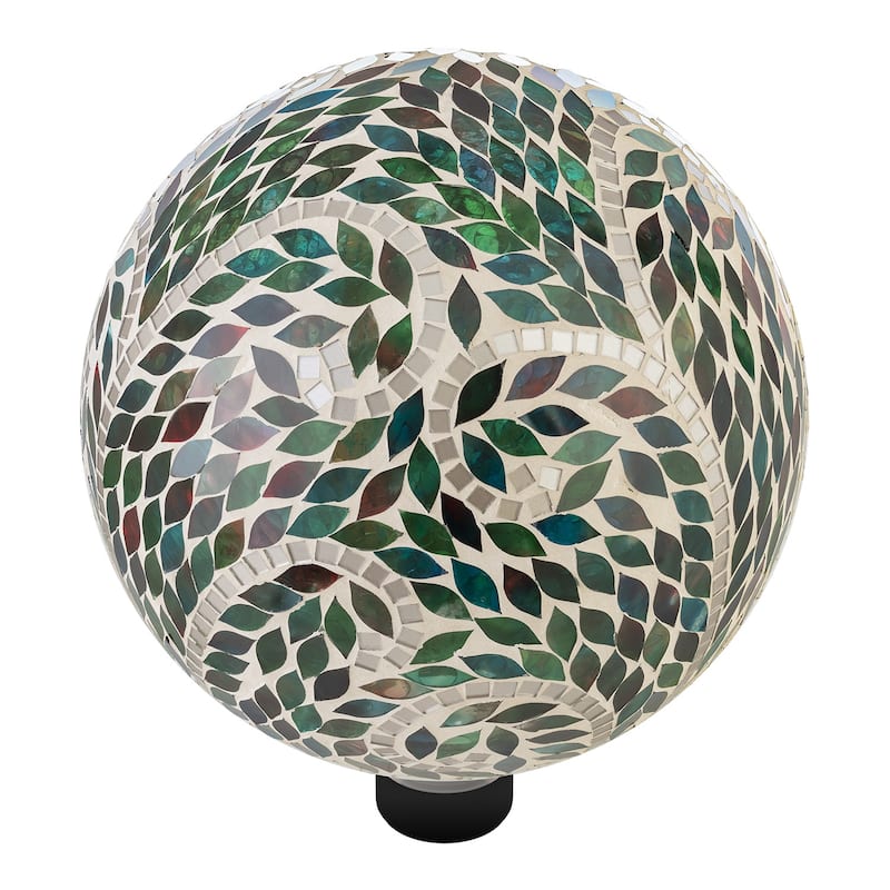 10-inch Purple Mosaic Gazing Ball