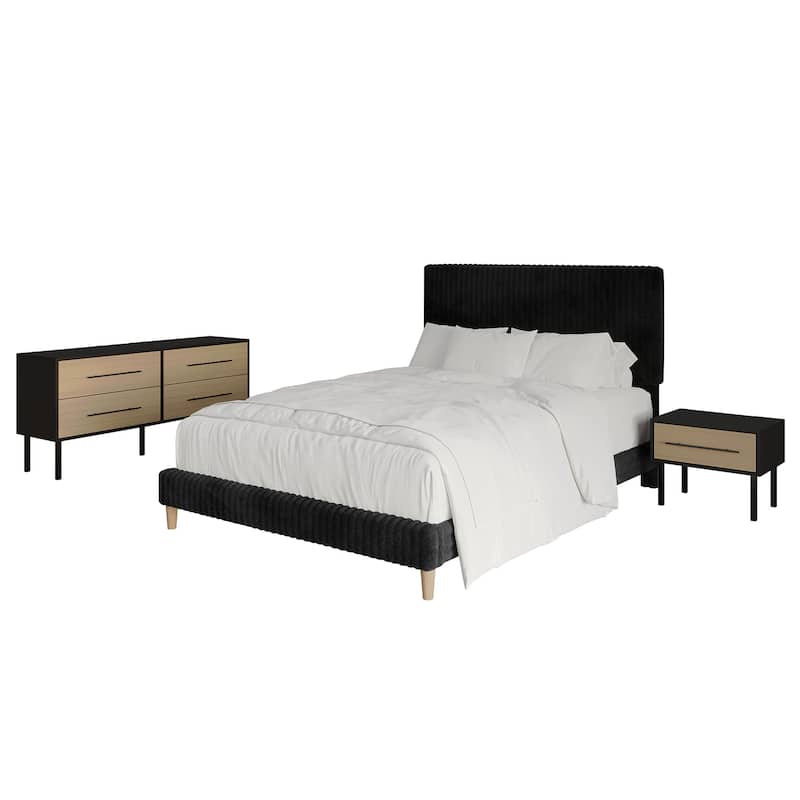 CraftPorch Minimalist 4-Pieces Bedroom Set