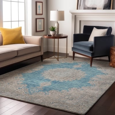 Premium Washable Super Soft Vintage Traditional Mayfield Rug