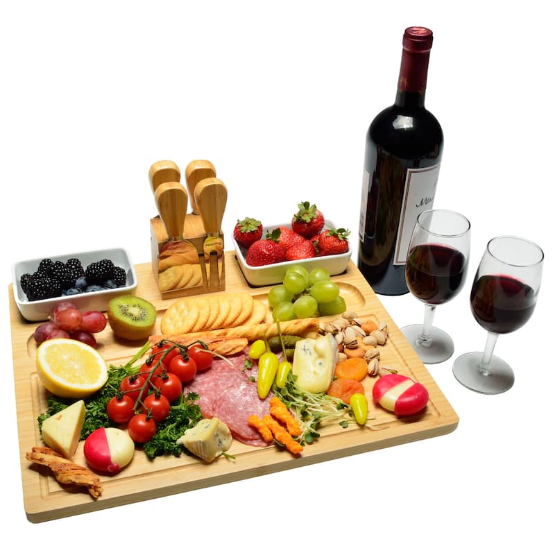 Picnic at Ascot - Bamboo Charcuterie Board