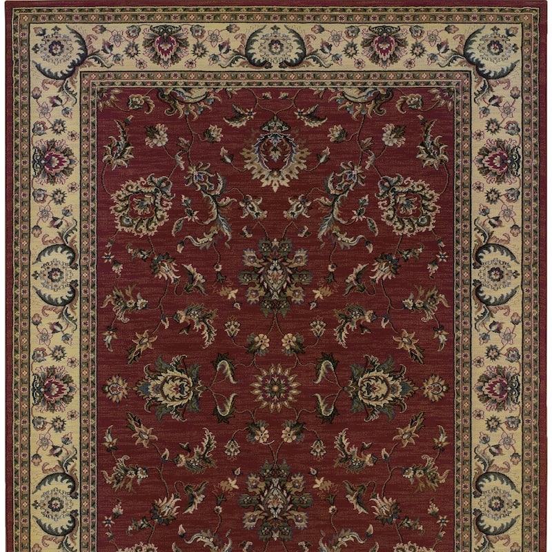 HomeRoots Oriental Traditional Square Area Rug