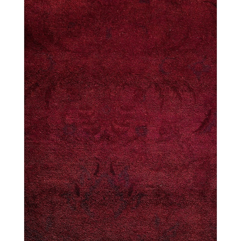 Vibrance, One-of-a-Kind Hand-Knotted Area Rug - Red, 8' 2" x 10' 2" - 8' 2" x 10' 2"