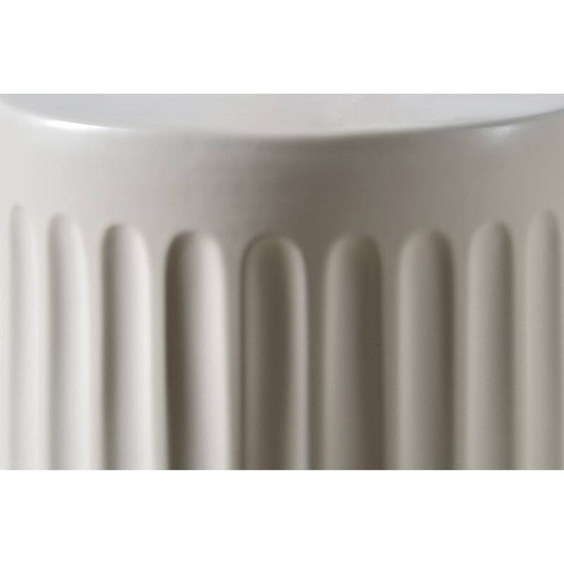 Renwil Lucian Indoor/Outdoor Ceramic Table, White