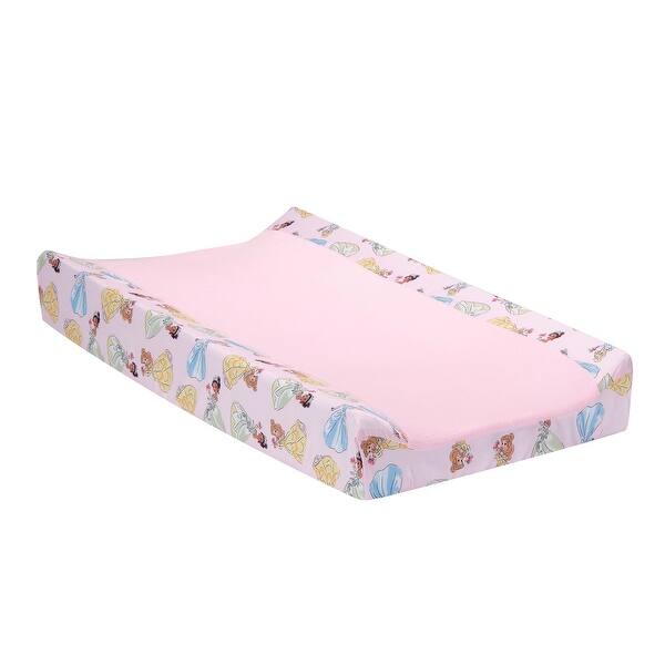 slide 2 of 5, Lambs & Ivy Disney Princesses Changing Pad Cover - Cinderella, Belle & Tiana