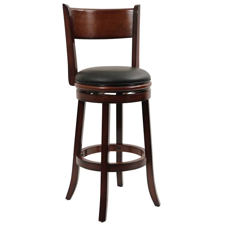 Palmetto Rubberwood 29-inch Swivel Stool