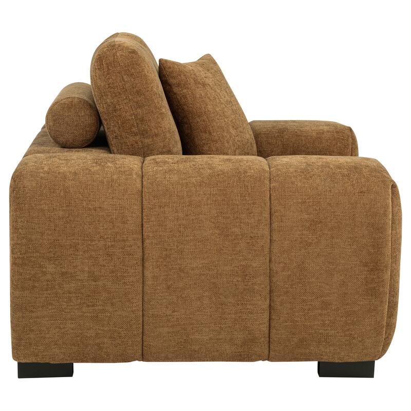 Octavia Upholstered Track Arm Accent Chair - 54.75" x 41.75" x 35.5"