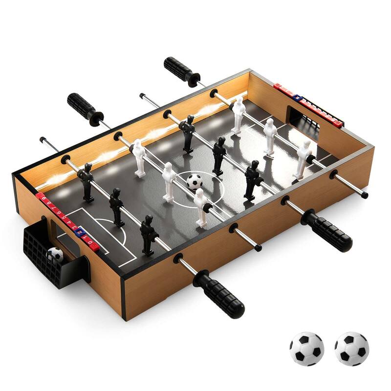 Costway Game Room Size Football Table with Non-slip Handle 2 Footballs - See Details - Multi