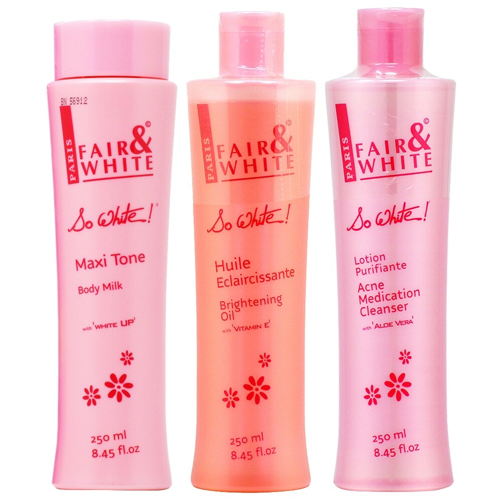 Fair White So White Maxi Tone Clarifying Body Milk Brightening Oil Acne Medication Cleanser 8 45oz Overstock 31918297