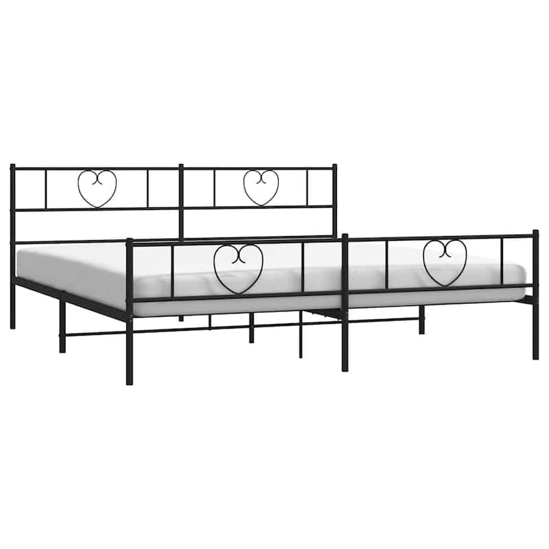 vidaXL Metal Bed Frame, No Mattress