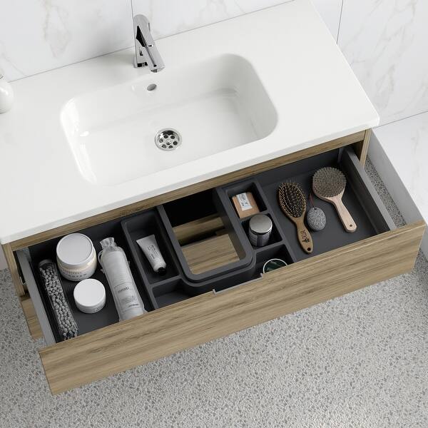 Shop 40 Bathroom Vanity Freestanding Cabinet Sink Legs On Sale Overstock 31945987