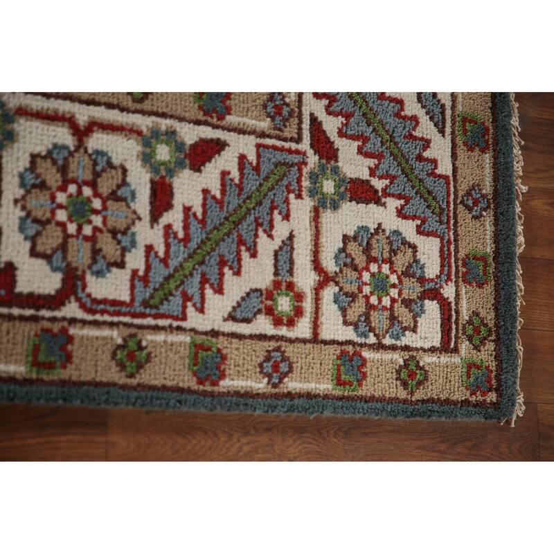 Oushak Oriental Area Rug Hand-Knotted Wool Carpet - 7'11"x 9'10"