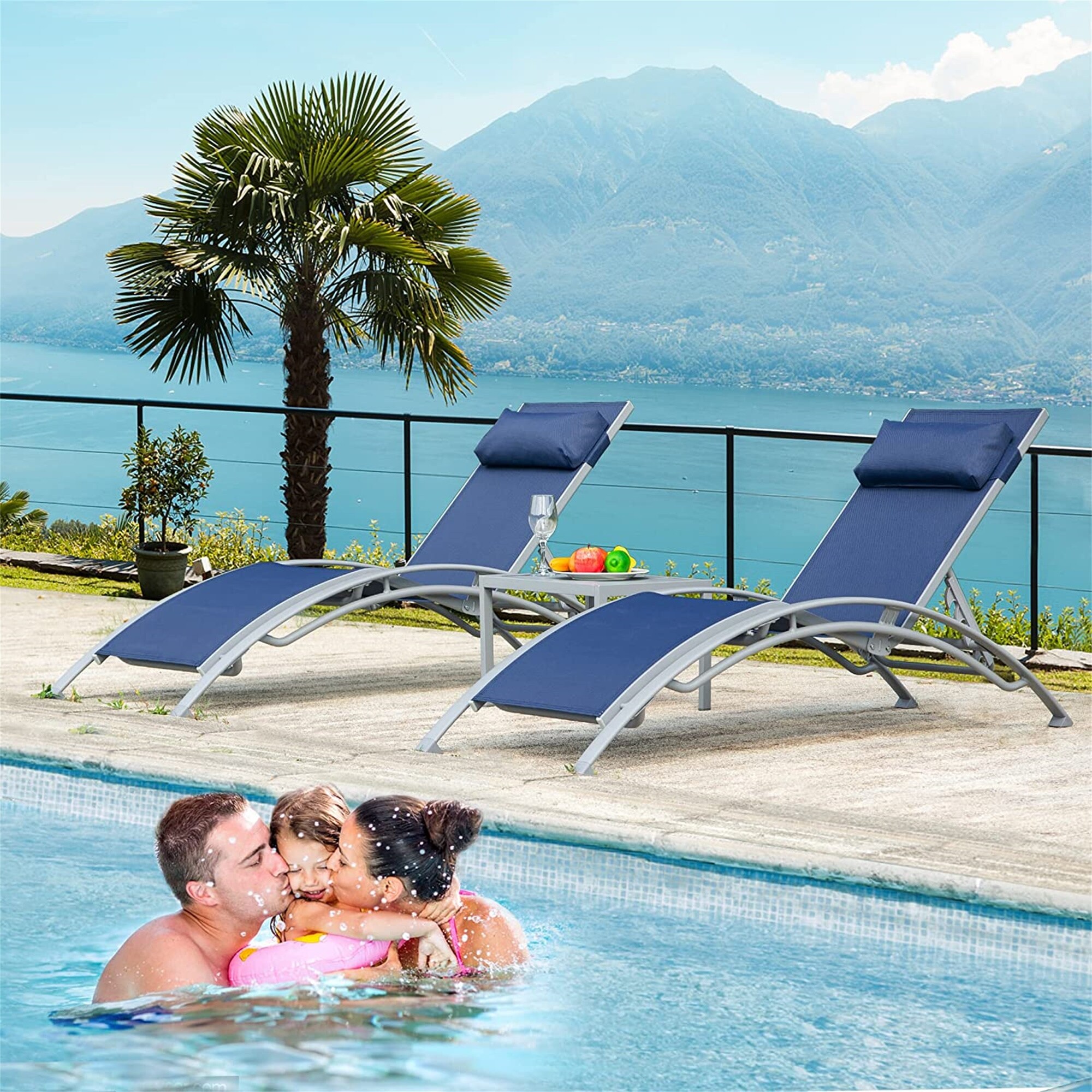Pool best sale lounge set