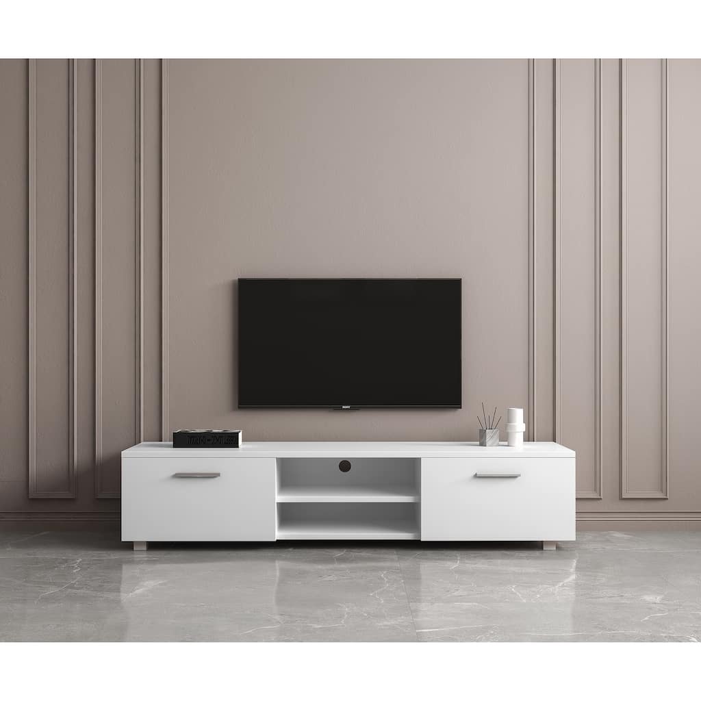 TV Stand for 70 Inch TV Stands, Media Console Entertainment Center