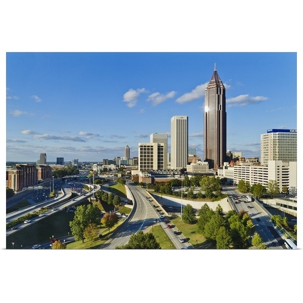 "Georgia, Atlanta, View of downtown" Poster Print