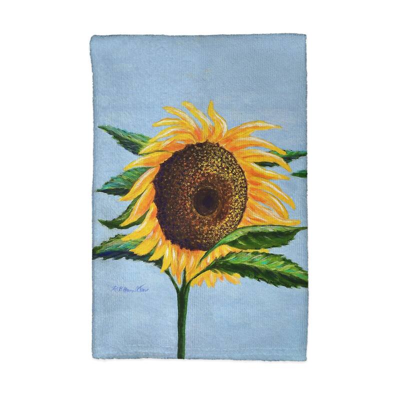 Sleepy Sunflower Kitchen Towel - 16x25