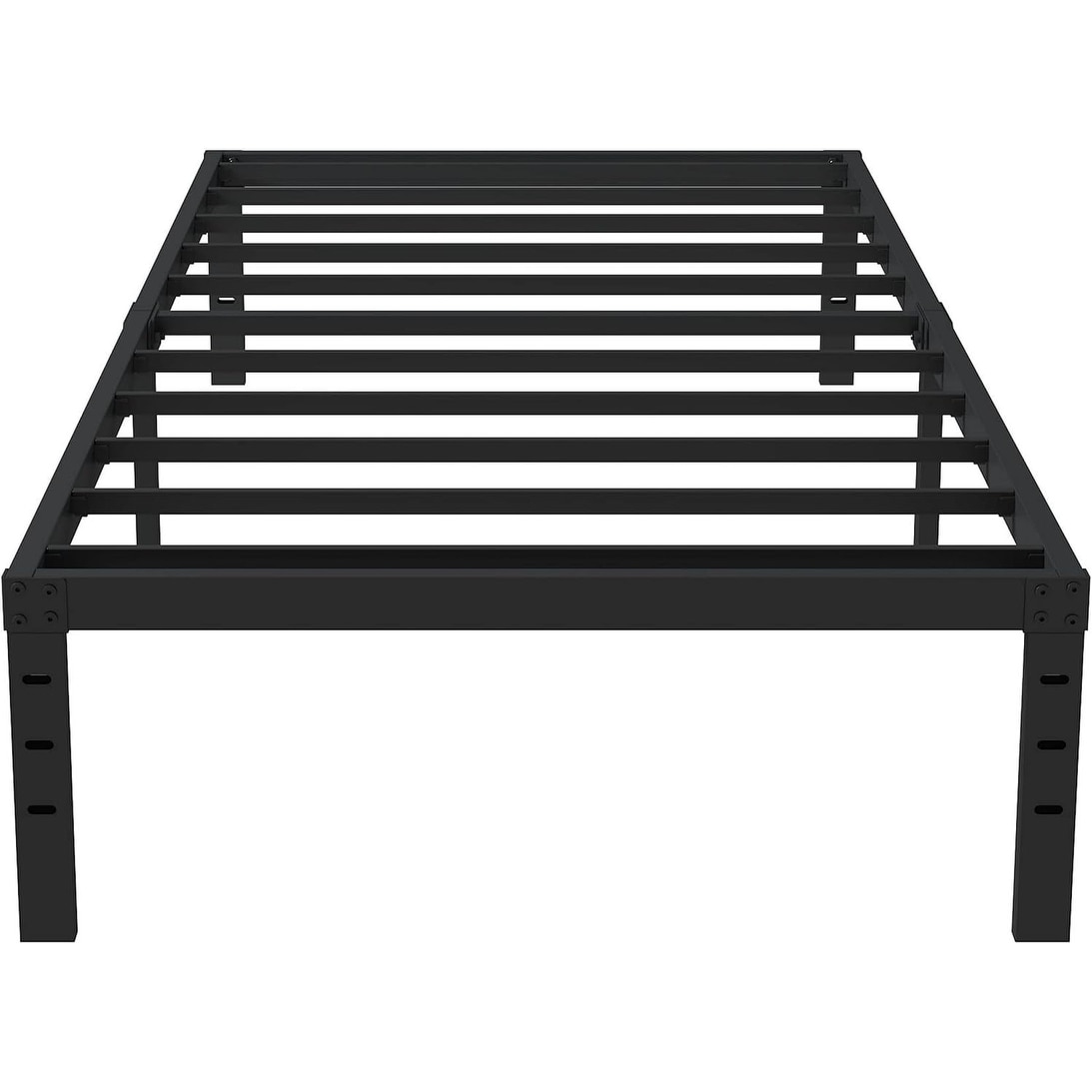 Heavy Duty Twin XL Metal Bed Frame with Storage, 2500 lbs Capacity, Easy Assembly, Headboard Compatible
