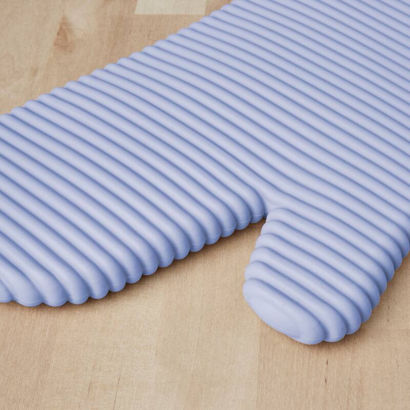 KitchenAid Ribbed Soft Silicone Oven Mitt 2-Pack Set, 7.5"x13"