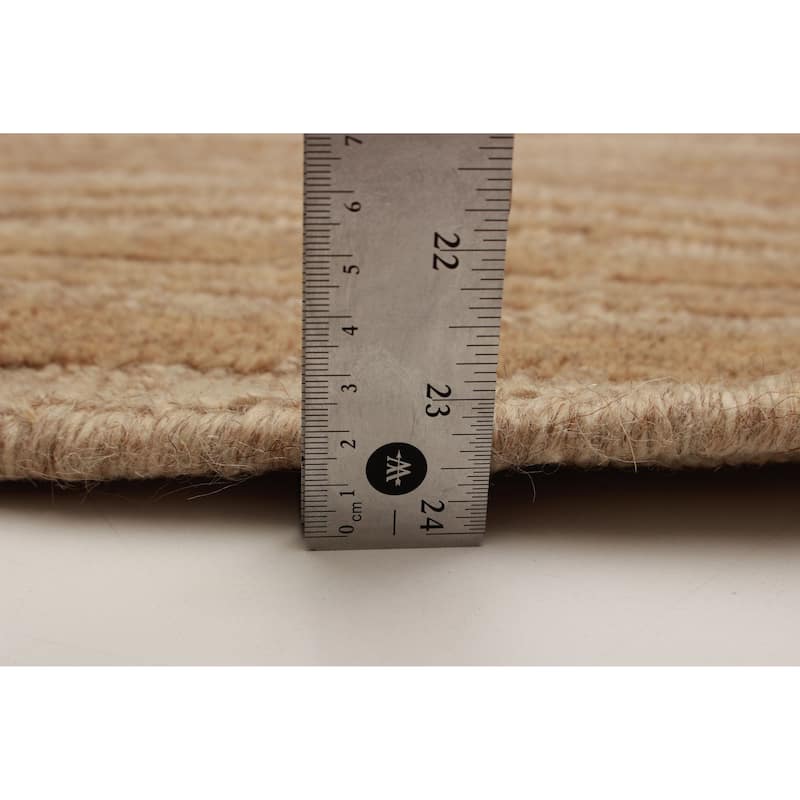 Kashkuli Gabbeh Tan Rug 4'0" x 4'0" - 4'0 x 4'0