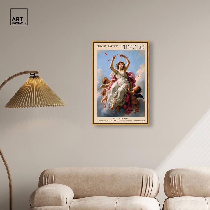 Flora in the Venetian Sky Canvas by Art Remedy
