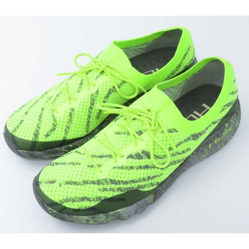Shop Huk Men S Makara Neon Green Black Size 10 5 Performance