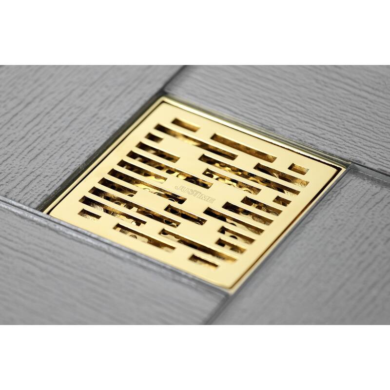 Watercourse Transit 4" Square Grid Shower Drain