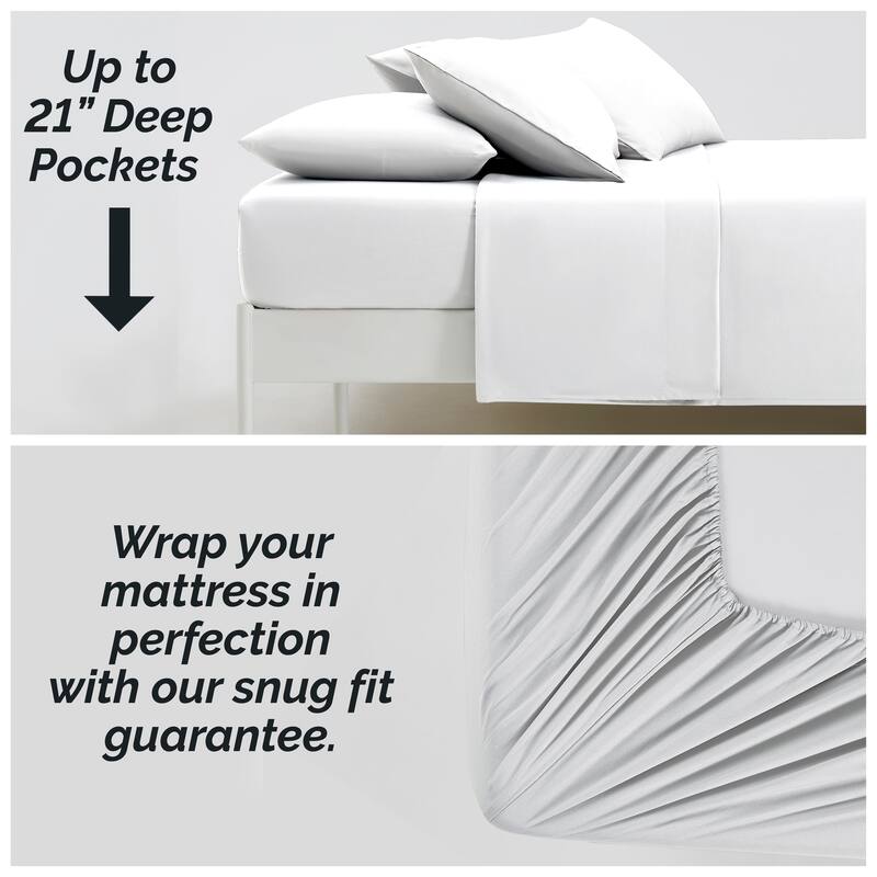 Vilano 6-piece Ultra Soft Extra Deep Pocket Bed Sheet Set