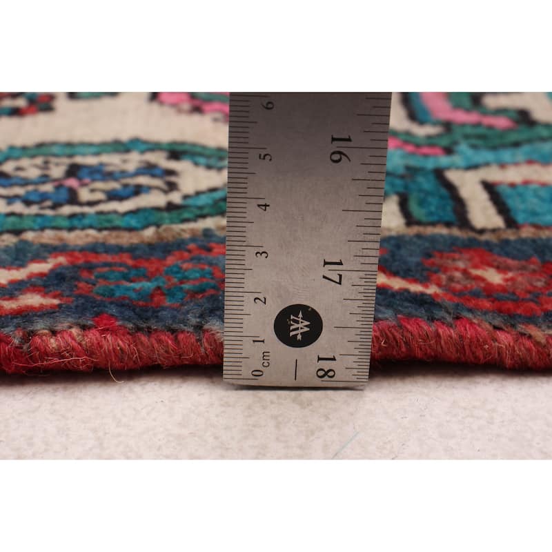 ECARPETGALLERY Hand-knotted Andelz Red Wool Rug - 3'2 x 10'2