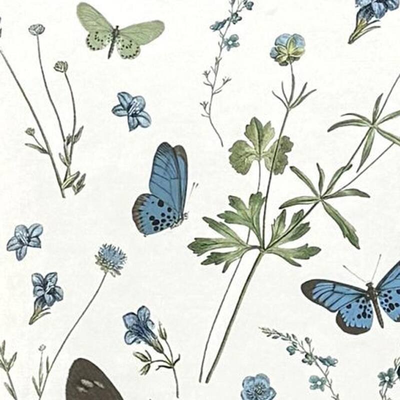 HomeRoots Set Of Two Botanical Page Distressed White Framed Wall Art