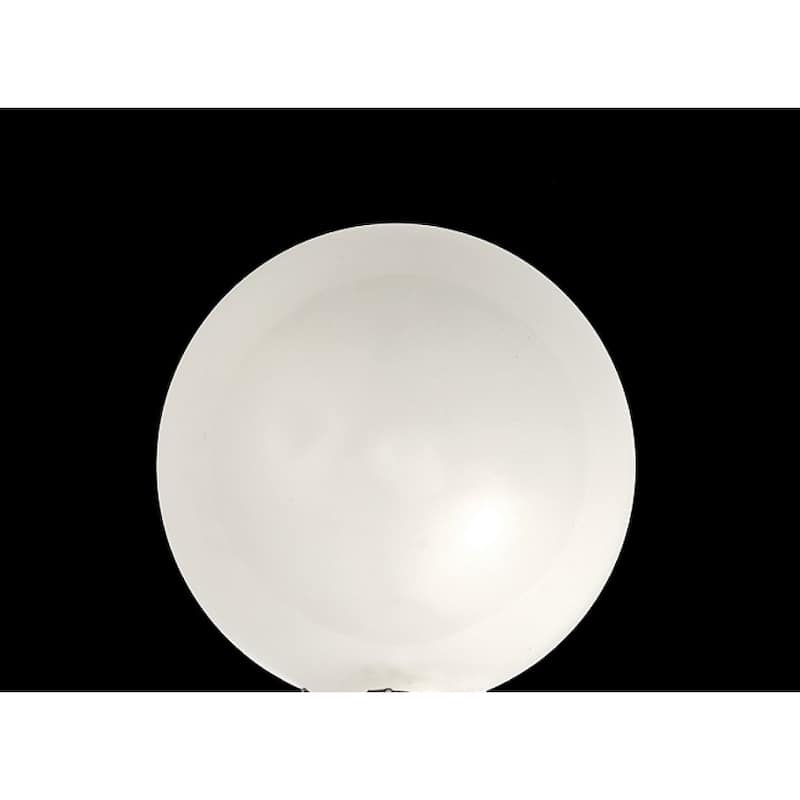 Shiny Finish Glass Christmas Ball Ornaments 4.75" (120Mm) White 4Ct