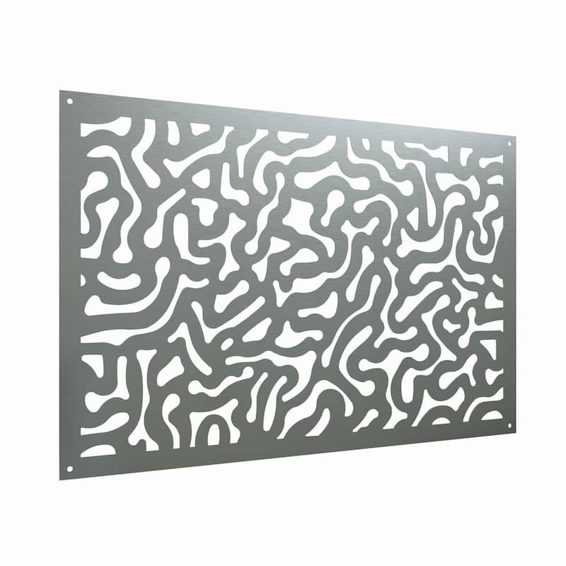 Maze 1-Piece Stainless Steel Wall Art