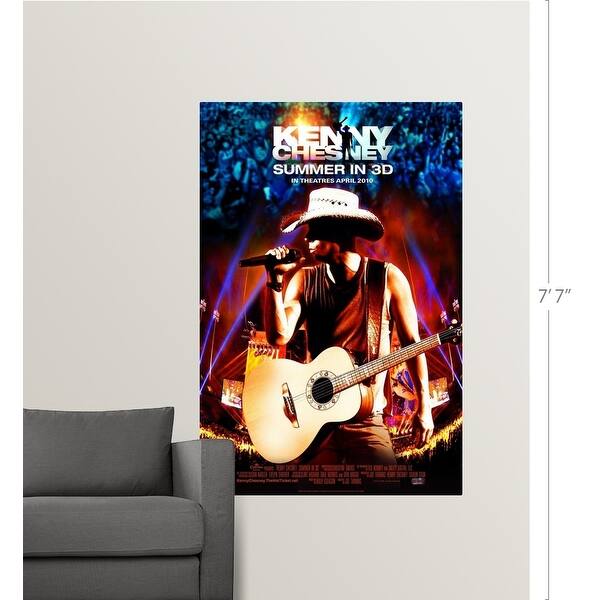 Shop Kenny Chesney Summer In 3d Movie Poster Poster Print