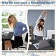 preview thumbnail 11 of 40, Futzca Height Adjustable Electric Standing Desk Sit Stand Computer Stand up Desk with Splice Board(White)