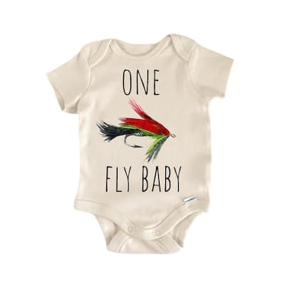 Fly Fishing Lure - Baby Boy Girl Clothes Infant Bodysuit Funny Cute Newborn