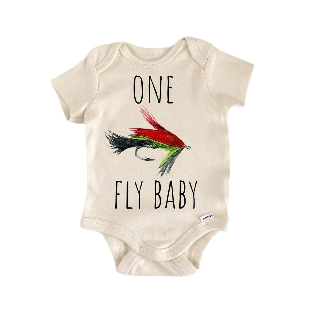 Fly Fishing Lure - Baby Boy Girl Clothes Infant Bodysuit Funny Cute Newborn