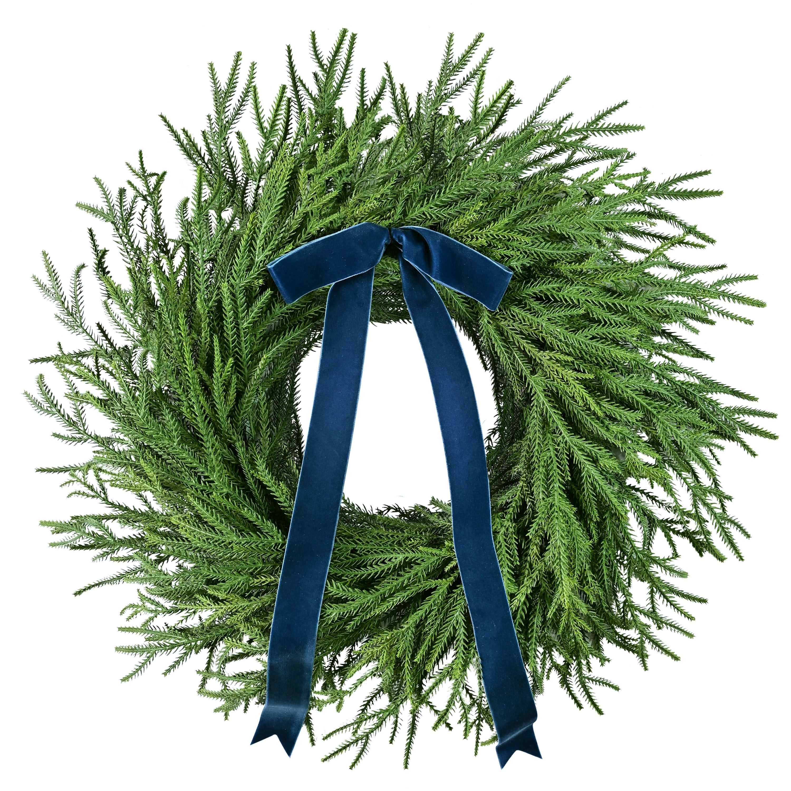 24" Green Soft Spruce Artificial Wreath