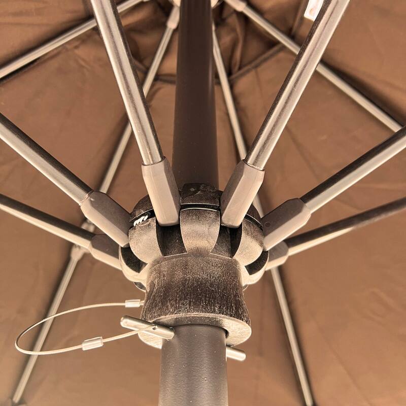 Tropishade 6' Bistro/Balcony/Cafe/Deck Commercial Patio Umbrella. Good for compact space. Sunbrella cover.