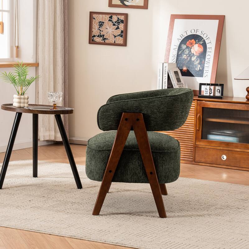 27.56" W x 23.62" D x 27.95" H Accent Arm Chair Fabric Living Room Chair Set of 2