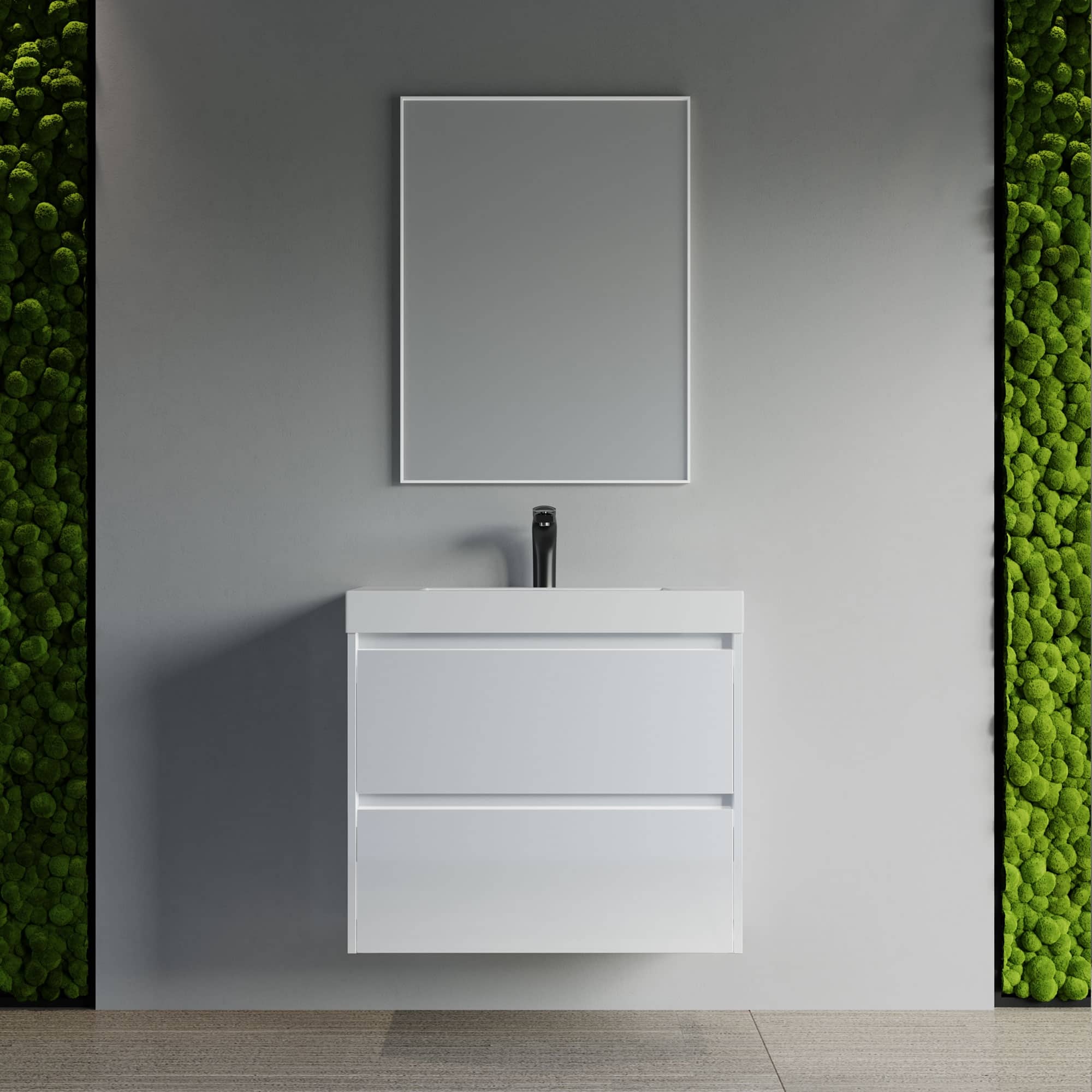 Option White - Single White Resin Sink