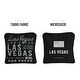 preview thumbnail 2 of 2, Las Vegas Football Black Dual Sided Cornhole Bags