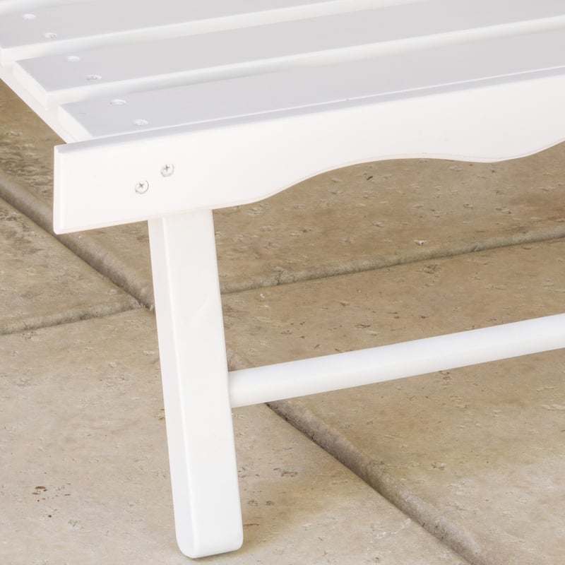 Hayle Wood Outdoor Reclining Adirondack Chair by Christopher Knight Home - 67.25" L x 29.50"W x 29.50" H