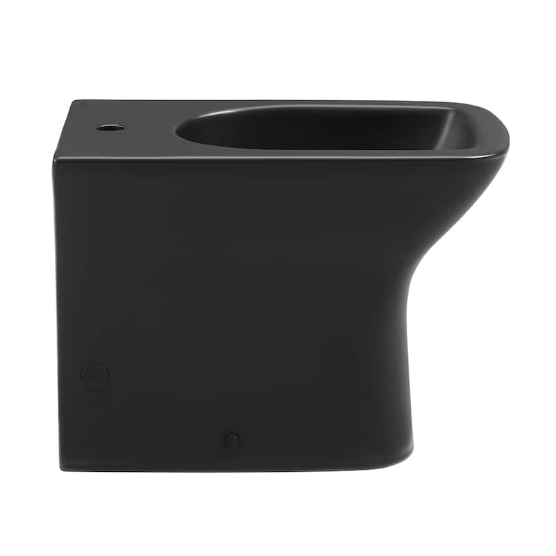 Charme Bidet In Matte Black - 21.65" x 14.2" 16.15"
