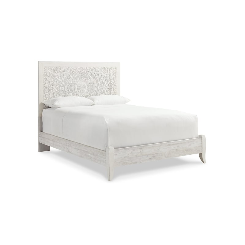 Signature Design by Ashley Paxberry White Queen Panel Bed