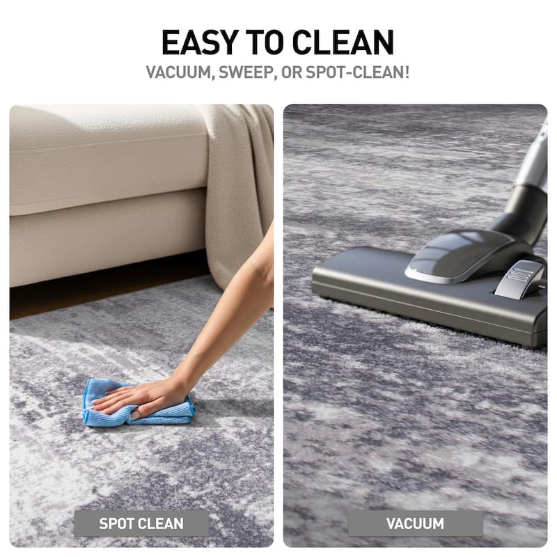 World Rug Gallery Distressed Abstract Area Rug