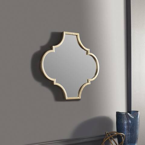 Callie Contemporary Gold Accent Mirror - 18.75" W x 0.75" D x 16" H