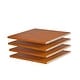 preview thumbnail 11 of 9, Palace Imports 100% Solid Wood Set of 4 Small Shelves for Family Wardrobe Armoires