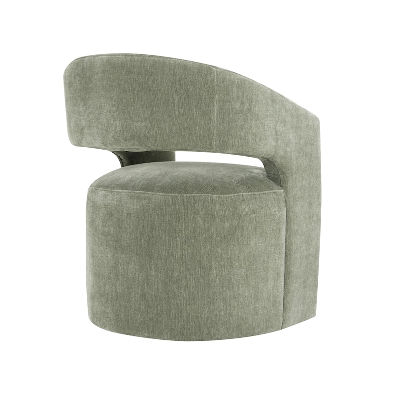Furniture of America Rivena Modern 26-inch Fabric Accent Chair with Casters
