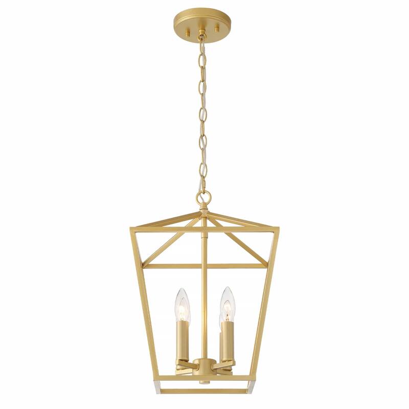 Finnick 4-light Modern Farmhouse Lantern Kitchen Island Pendant with UL Certified